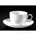 decal print espresso cups with saucers set